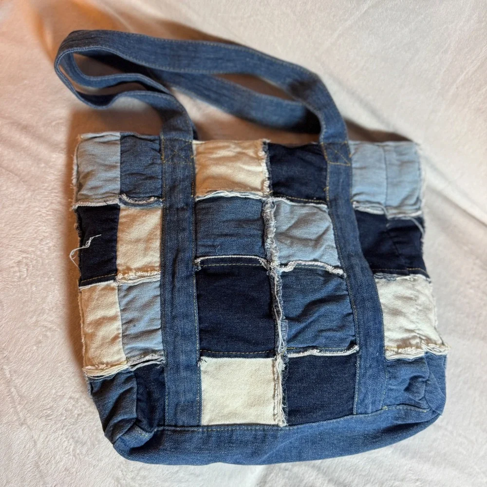 Kacey Musgraves Lee Denim Patchwork Middle of Nowhere Tote Bag 2000s NWT Walmart